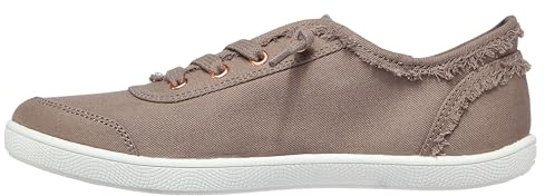 Skechers Women's Bobs B Cute Sneaker – Memory Foam, Flexible Outsole, Lightweight Vegan Shoes, Taupe, 7