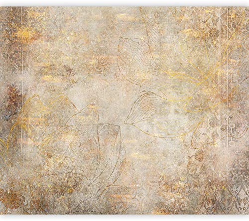 murando Fototapete selbstklebend Abstrakt 98x70cm Foto Tapete Tapetenfolie Möbelfolie Wandverkleidung Wandtapete Motivtapeten Bildtapete Wohnzimmer 3d Effekt Modern Blumen Ornament b-A-0808-a-a