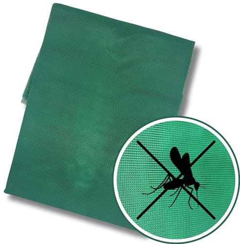Zanzariera a Trama Fitta in Poliestere - Stop alle Zanzare, Mosche, Insetti! (1, Verde, 150x250cm)