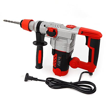 Martello Elettrico Multifunzionale Martello Perforatore Regolabile Trapano Elettrico Rimovibile Usato Per Forare, Scanalare, Rompere Il Calcestruzzo Martello Elettrico Portatile