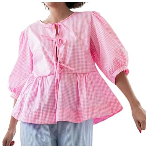 NNGOTD Tshirt blau Damen Uni Damen Longbluse Festliche Oberteile Damen Spitze Tunika Damen große größen grün transparentes Oberteil Damen bauchfrei damentop ärmellos lang lammfell Weste Damen echt