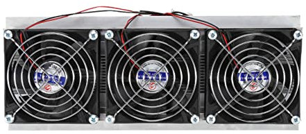 Halbleiter-Lüfter, Halbleiter-Kühlteile-Set, Thermoelektrisches Peltier-Luftkühlgerät mit 12706-Chip, Set, Mini-Klimaanlage, Kühlschrank, 12 V, 18 A