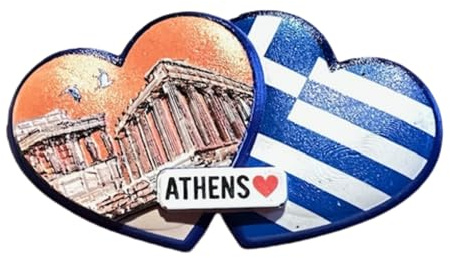 Athens,Griechenland, Greece, Griechenland Poly Kühlschrankmagnet, Athens Fridge Magnet, Athens Souvenir, Griechenland Geschenk