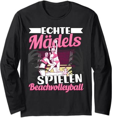 Beachvolleyball Beachvolleyballerin Langarmshirt