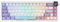 MechLands AK650 65% Gasket Mechanical Keyboard, 3 Modes Wireless Gaming Keyboard with 0.85'' TFT Screen & Knob, Hot Swappable, 5000 mAh Battery, Flex-Cut Plate & PCB, RGB (White Purple)