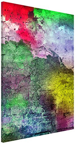 Magnettafel Pinnwand für Magnete Steinoptik Magnetboard - Magnetwand Made in Germany - Kunstkopie Modern Notiztafel bunt Küche Flur Büro Visionboard WBMT_1112 (40x60cm)