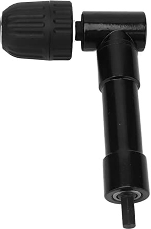 90 Degree Drill Chuck, Carbide Material, CW/CCW Rotation, 8mm Hex Handle, 1500RPM, 25N·m Torsion, for Special Spaces, with Simple Installation
