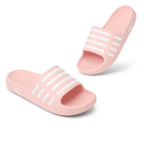 A2Z Mens Womens Boys Girls EVA Sliders Pool Beach House Shower Comfort | Soft Lightweight Non Slip Waterproof Flexible Sandals Kids Adults