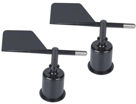 DIYEAH Guscio Indicatore Vento Anemometro 2 Pezzi in ABS per Sensore velocità e Direzione Vento, Ricambio per Monitoraggio Meteorologico e Applicazioni Agricole Outdoor