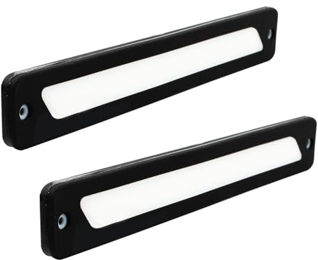 Luces LED De Marcha Diurna | 23 Cm Lámpara De Silicona Flexible,2 Piezas Tira de Luz LED para Coche Modificada Flexible Súper Brillante - Para Automóvil Tractor SUV Y Vehículo Con Antiniebla Trasero