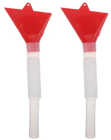 ANDRESLAD 2 Ensembles Lot de Tubes Semeurs Polyvalents avec Entonnoirs pour Semis de Maïs Blé et Légumes Accessoires Jardinage pour Semoir et Plantation Précise