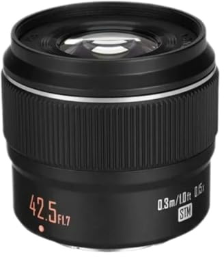 Compatible for Micro Four Thirds YN17/25/42.5mm F1.7M Prime Lens AF/MF Switch Autofocus Camera Lens(YN42.5mm F1.7M II)