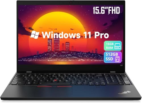 Lenovo ThinkPad L15 Gen 2 Business Laptop, 15.6 FHD Notebook, Intel Core i5-1135G7, 16GB RAM, 512GB SSD, US QWERTY Keyboard, Windows 11 Pro (Renewed)