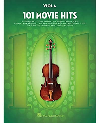 101 Movie Hits For Viola: Noten, Sammelband für Viola (ALTO)