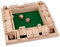 Suwimut Shut The Box, 2-4 Players Wooden Dice Game, 4 Sided Wooden Board Game with 10 Dice for Adults, Classic Tabletop Version