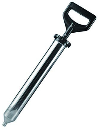 Cement Caulking Gun, Small Mortar Grouting Machine, Joint Caulking of Fire Door, Stainless Steel Material, Multi-Function Caulking Tool Small Round Mouth