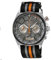 Seiko Herren-Uhr Quarz Edelstahl mit Textilband SSB403P1