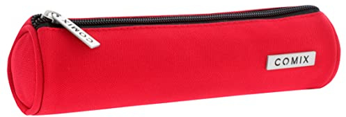 COMIX - Astuccio Tombolino, Leggero e Compatto, Facile da Trasportare e Riporre nello Zaino o nella Borsa, Ideale per Scuola, Università e Lavoro, con Pratica Chiusura a Zip, 6x22Hx5cm