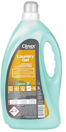 CLINEX Laundry Gel Professional washing gel/Laundry washing liquid detergent/White & Colour/Fabric Softener/Home/Fresh 3l