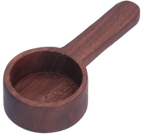 FLaig Cuchara medidora de café de madera for granos, granos molidos, cuchara medidora de café, tazas medidoras, cucharas medidoras de madera for granos de café, granos molidos, proteína en polvo, espe
