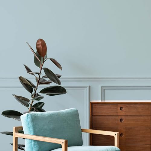 K&L Wall Art Peinture murale satinée moderne pour intérieur Bleu pétrole 5 l