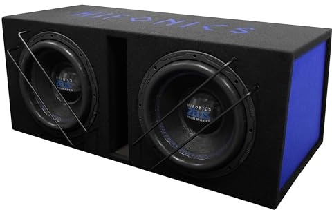 Hifonics ZSPL12DUAL - 2X 30 cm (12“) SPL Dual-Subwoofer Box aus der Zeus Serie | bis zu 3600 W Peak max.