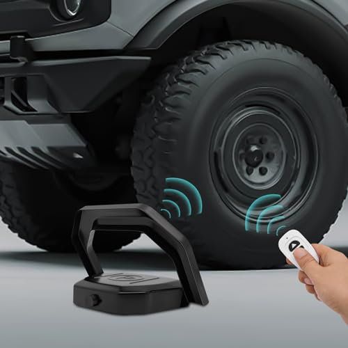 Parkplatzsperren Parkplatzsperre Klappbar Parkpfosten 180° Pufferschutz,IP67 Ferngesteuerter Parkschloss Mit Intelligentes Alarmsystem