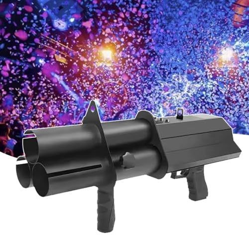 Lanzador de confeti inalámbrico, cañón de confeti de mano para bodas, vacaciones, Halloween, celebraciones de Navidad y efectos escénicos