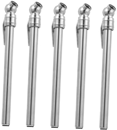 Garneck 5 piezas Medidor de Presión de Neumáticos Portátil Resistente y Tipo Bolígrafo para Coche Diseño para Viaje y Duradero