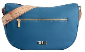 Alviero Martini Prima Classe Tracolla Mezzaluna Piccola Blu Pacifico