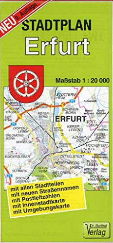 Stadtplan Erfurt: 1:20000