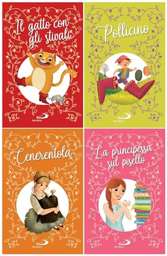 Gatto con gli stivali-Pollicino-Cenerentola-La principessa sul pisello