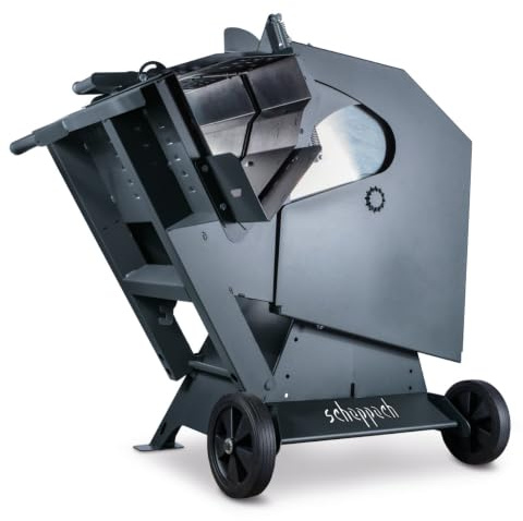 Scheppach Wippsäge wox d700 Gunmetal - 400V 50Hz 7500W | 700mm | inkl. Wippenverlängerung & Fahrvorrichtung | Brennholzsäge