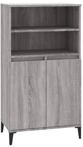 Bussandri Exclusive Exclusive - ghboard Grau Sonoma 60x36x110 cm Holzwerkstoff