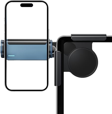 LANTU Handyhalterung für Tesla Model 3 Model Y Model S/X, AI Automatische Induktion 360° Verstellbarer Elektrischer Handyhalter Tesla Zubehör für iPhone, Samsung, Android Handys und Mehr