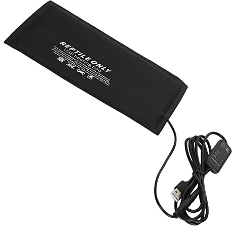 Ausla Tappetino Riscaldante per Rettili Piccoli Animali con Controllo Temperatura USB Tartarughe e Lucertole M