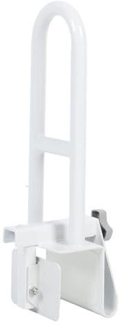 Adjustable Bathtub Safety Rail Sturdy Support for Seniors and Pregnant Women, Stainless Steel, Easy Install, Ventilated Design, Flexible Mounting for Bathroom and Bathtub