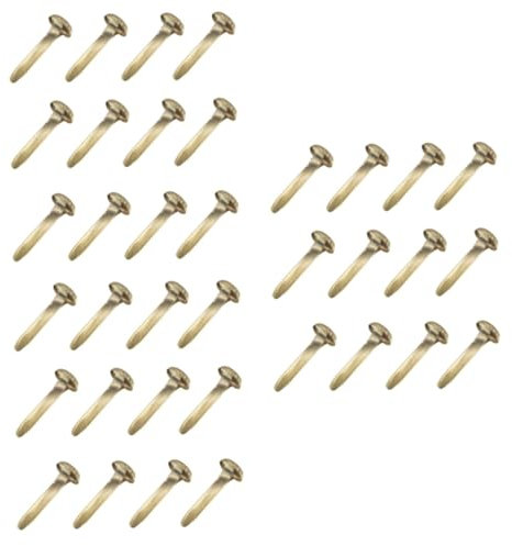 VILLCASE 300stücke Mini Runde Brads Zwei-Bein-nägel Für Mädchen Bastelmaterialien Für Scrapbooking Karten Und Dekoration