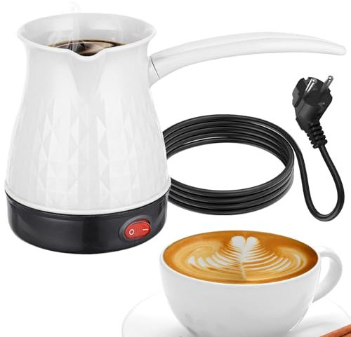 BYZESTY Turkish Coffee Maker, 500 ml Turkish Coffee Pot, Induction Espresso Maker, Stainless Steel Heating Plate, Turkish Coffee Pot, Turkish Coffee Machine, Suitable for Travel, Home, Office