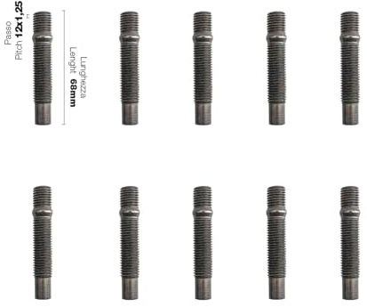 Simoni Racing CR/30-10 Kit 10 Radbolzen M 12x1.25 Länge 68 mm
