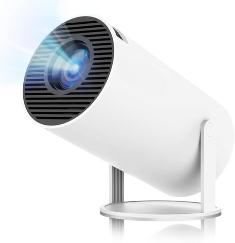 [2025 Upgraded & Android 11.0] Mini Projector Native 720P HD, Supports 4K 1080P, PRIMEX PRO Portable Projector 12000 Lumen, WiFi 6, Bluetooth, Auto Keystone, Video Projector for Home Cinema