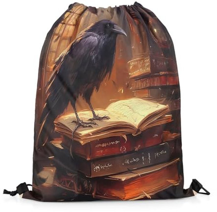 Tunnelzug Gymsack Vogel Turnbeutel Für Damen & Herren Unisex Gymnastikbeutel Erwachsene Rucksack Für Damen & Herren, Für Schwimmen, Yoga, Strand, 36x42cm