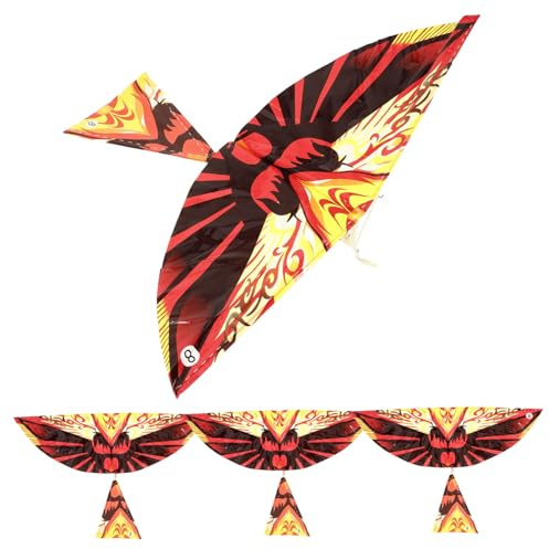 BESPORTBLE 4pcs Diy Rubber Band Powered Ornithopter Birds Toy for Boys and Girls Handmade Airplane Model Random Styles for Outdoor Play and Creative Activities