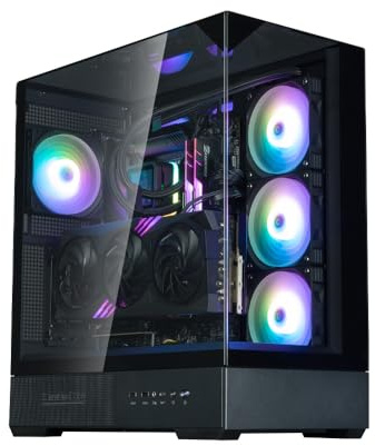 ZALMAN P40 Prism Plus - Carcasa para Ordenador (Torre Media), Color Negro