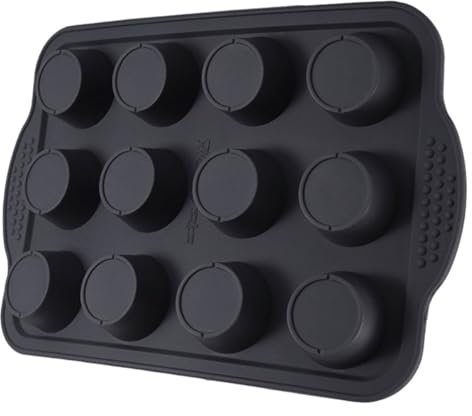 Mobestech Teglia Per Muffin in Silicone Teglia Per Muffin Da Tazze Portatile Resistente e Antiaderente Facile Da Pulire e Riporre