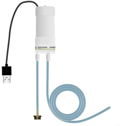 HOHOVYVY Akku Wasserpumpe,USB Mini Wasserpumpe 4L/min Selbstansaugende Pumpe Mit Automatischer Abschaltung Für Aquarium Hydroponik(3Meter)