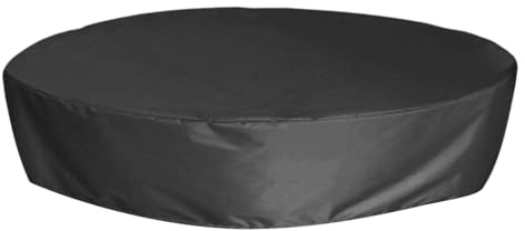 XUQEAYWD Abdeckung Für Oberirdische Pools, Durchmesser 160cm Runde Faltbare Poolabdeckung, Mit Kordelzug, 210D Oxford Stoff, Wasserdicht, Staubdicht, Verschleißfest