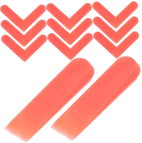 Gatuida Cales De Nivellement De Carrelage Plastique Rouge 5 Mm, Système De Nivellement En Croix, Outils Pose De Carrelage, Lot De 100 Pièces, Usage Professionnel