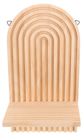 Ipetboom Portacandele da Parete in Legno Rustico Supporto per Candele Colonna Decorazione Elegante per Interni Sconto da Parete Compatto per Aromaterapia e Atmosfera Accogliente