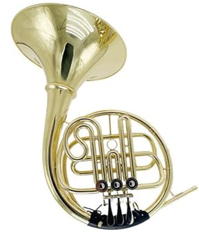 Waldhorn Anfängerinstrument Professionelles Blechblashorn Instrument B Dur Einreihig Drei Klappen Viergeteilt(3/4)
